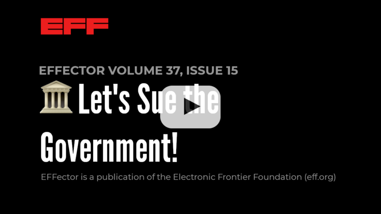 EFFector Audio Speaks Up for Our Rights: 2025 Year in Review