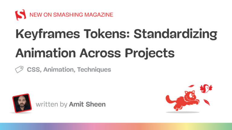 Keyframes Tokens: Standardizing Animation Across Projects