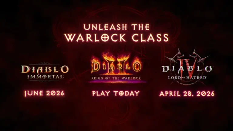 Blizzard Is Bringing The Warlock Class To Diablo IV: Lord Of Hatred, Diablo II, And Diablo Immortal