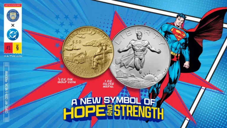 DC and the U.S. Mint’s Historic Partnership Celebrating Comic Art
